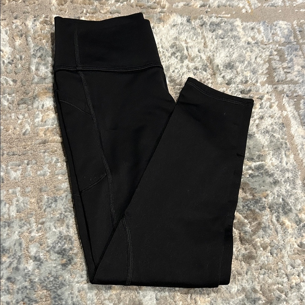 Black Leggings with Logo